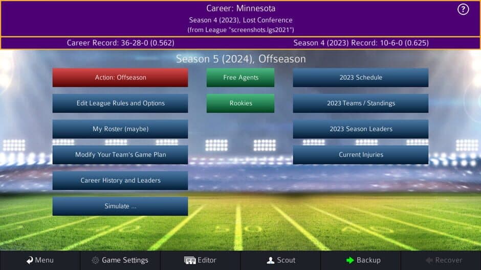 Скриншот 6 из Pro Strategy Football 2021