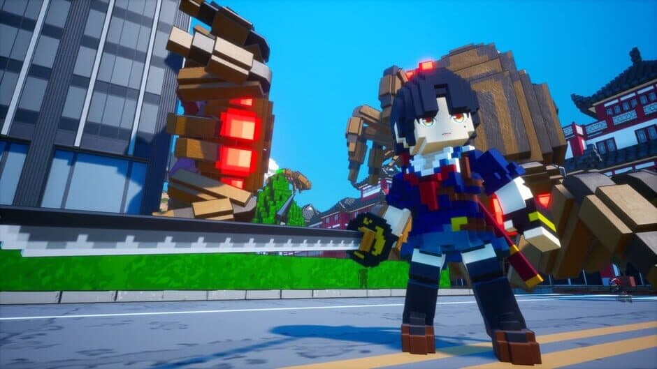 Скриншот 2 из Earth Defense Force: World Brothers - Saki, the Crazed Little Sister Swordswoman from "OneeChanbara"