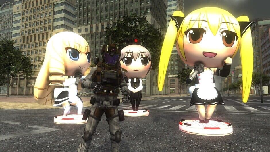 Скриншот 2 из Earth Defense Force 5: Air Raider Weapon Singing and Dancing Pure Decoy Launcher Set of 8