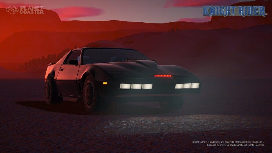Скриншот 1 из Planet Coaster: Knight Rider K.I.T.T. Construction Kit