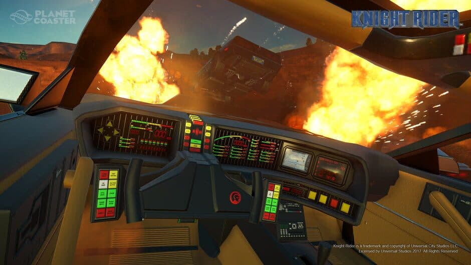 Скриншот 2 из Planet Coaster: Knight Rider K.I.T.T. Construction Kit