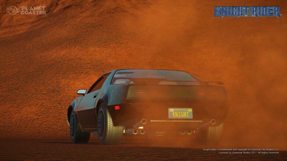 Скриншот 3 из Planet Coaster: Knight Rider K.I.T.T. Construction Kit