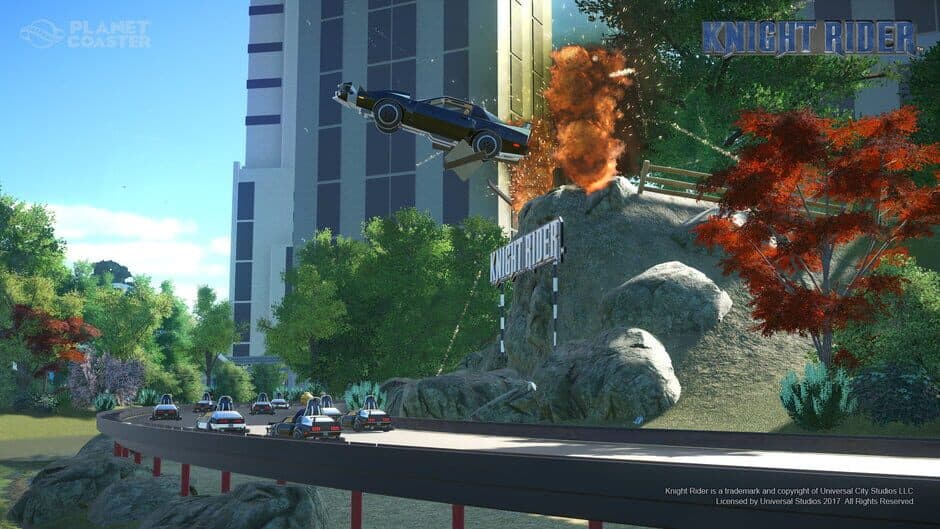 Скриншот 5 из Planet Coaster: Knight Rider K.I.T.T. Construction Kit