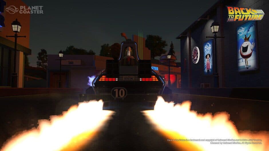Скриншот 3 из Planet Coaster: Back to the Future Time Machine Construction Kit