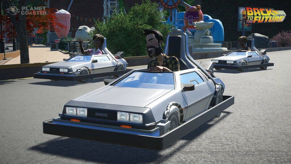Скриншот 4 из Planet Coaster: Back to the Future Time Machine Construction Kit