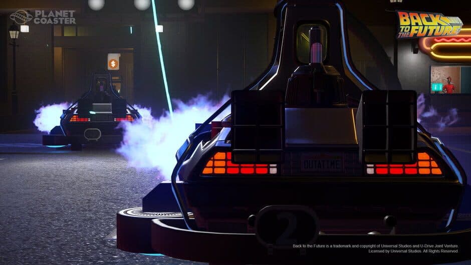 Скриншот 5 из Planet Coaster: Back to the Future Time Machine Construction Kit