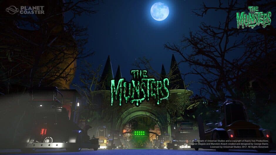 Скриншот 2 из Planet Coaster: The Munsters Munster Koach Construction Kit