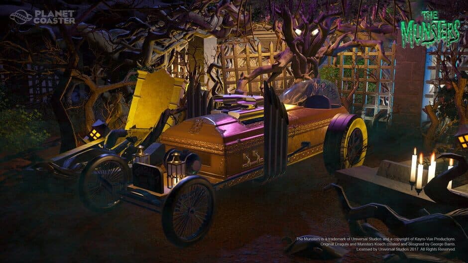 Скриншот 4 из Planet Coaster: The Munsters Munster Koach Construction Kit