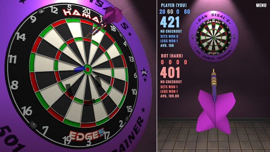 Скриншот 7 из Dan Sisal's 501 Darts Trainer