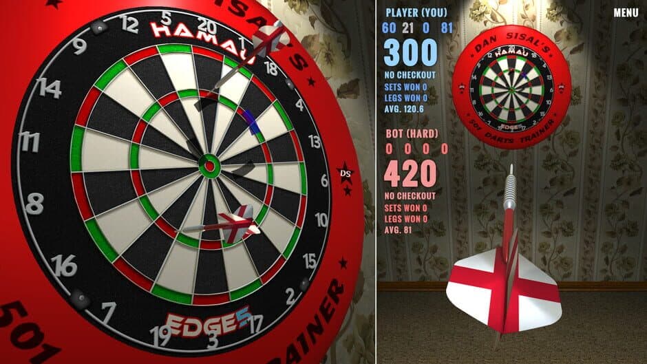 Скриншот 8 из Dan Sisal's 501 Darts Trainer
