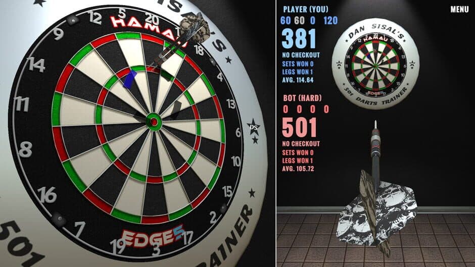 Скриншот 10 из Dan Sisal's 501 Darts Trainer