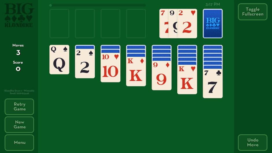 Скриншот 1 из Big Klondike: Classic Solitaire
