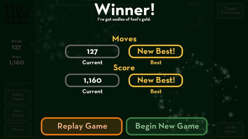 Скриншот 5 из Big Klondike: Classic Solitaire