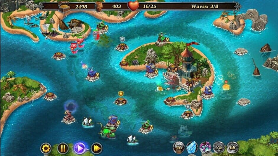 Скриншот 1 из Fort Defense: Atlantic Ocean