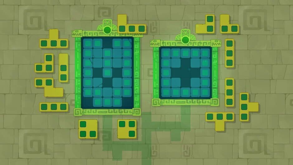 Скриншот 4 из Puzzle: Stone Blocks - Levels Pack 4 Mayan