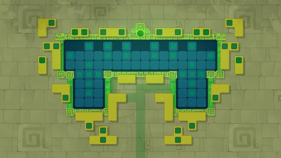 Скриншот 3 из Puzzle: Stone Blocks - Levels Pack 4 Mayan