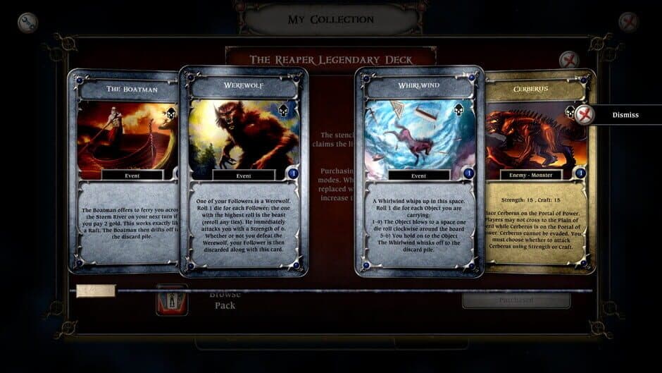 Скриншот 1 из Talisman: The Reaper Expansion - Legendary Deck