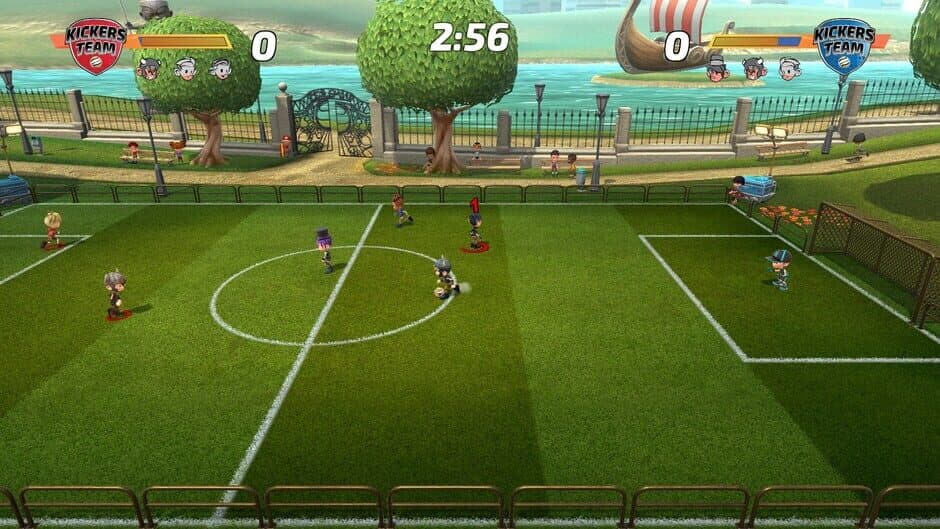 Скриншот 4 из Super Kickers League: Vikings and Valkyries!