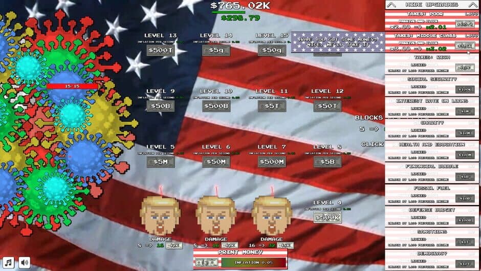 Скриншот 5 из Trump vs. Covid: Save the World Clicker