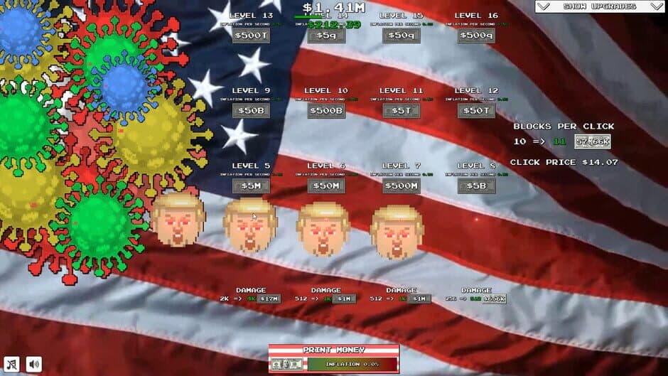 Скриншот 6 из Trump vs. Covid: Save the World Clicker