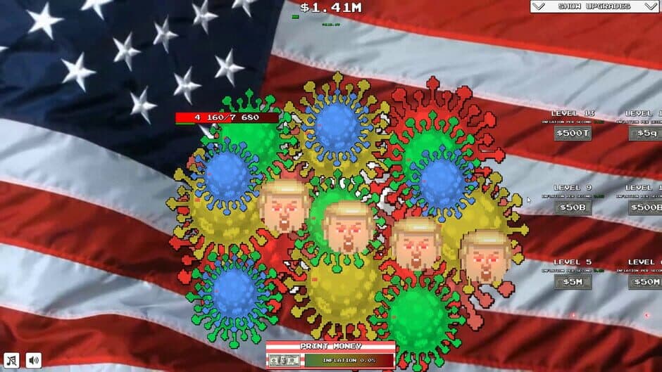 Скриншот 7 из Trump vs. Covid: Save the World Clicker