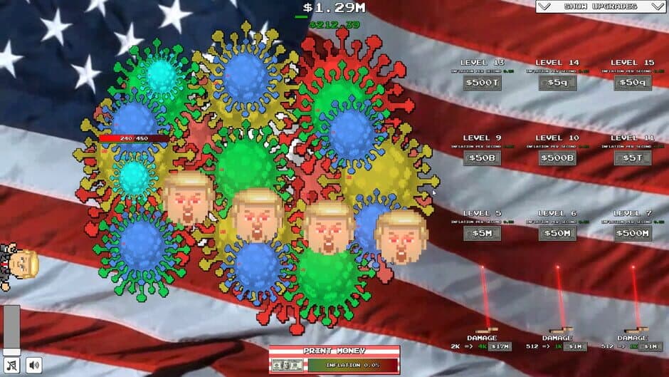 Скриншот 8 из Trump vs. Covid: Save the World Clicker
