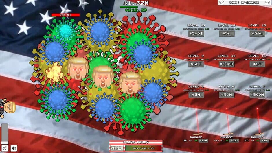 Скриншот 9 из Trump vs. Covid: Save the World Clicker