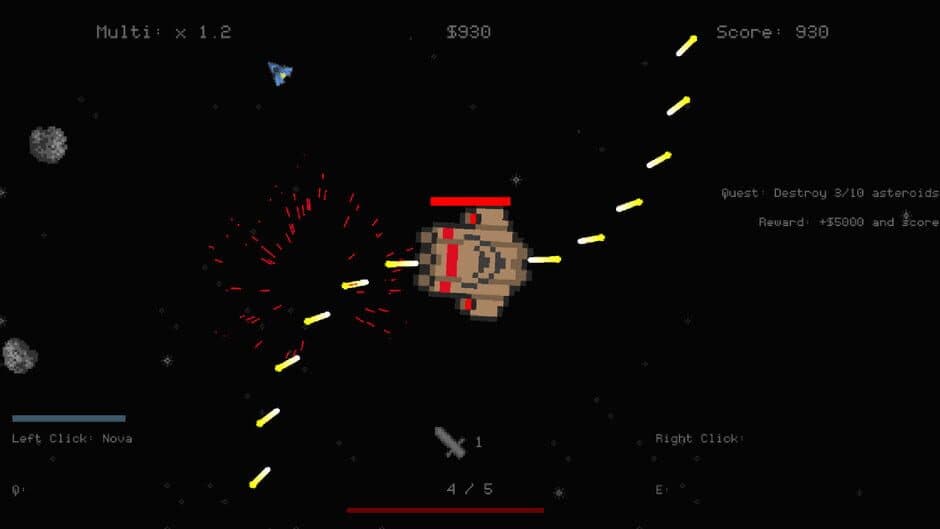 Скриншот 2 из Asteroids... But Roguelite