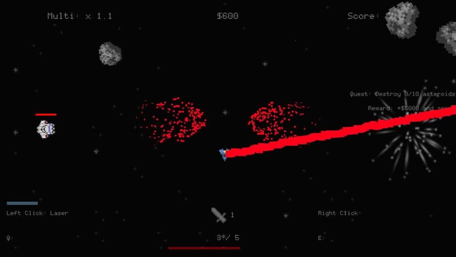 Скриншот 4 из Asteroids... But Roguelite