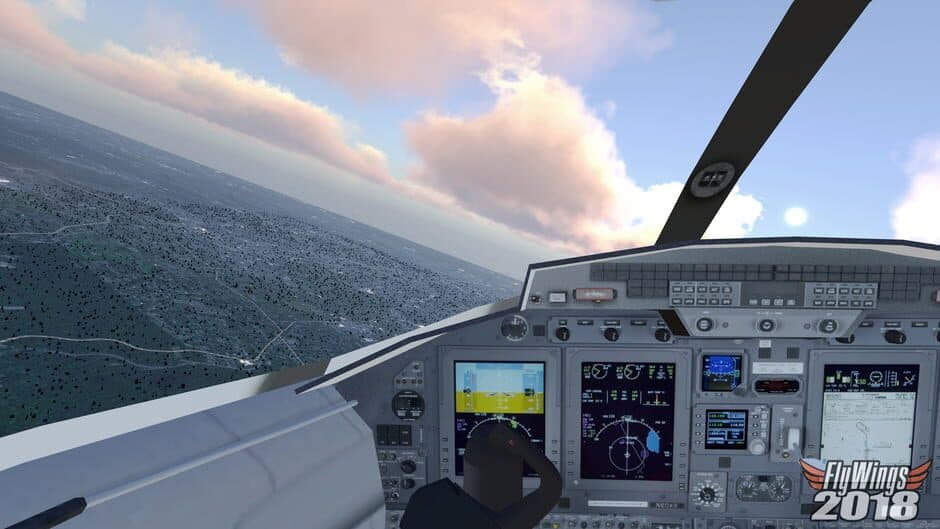 Скриншот 4 из FlyWings 2018 Flight Simulator: Learjet Family