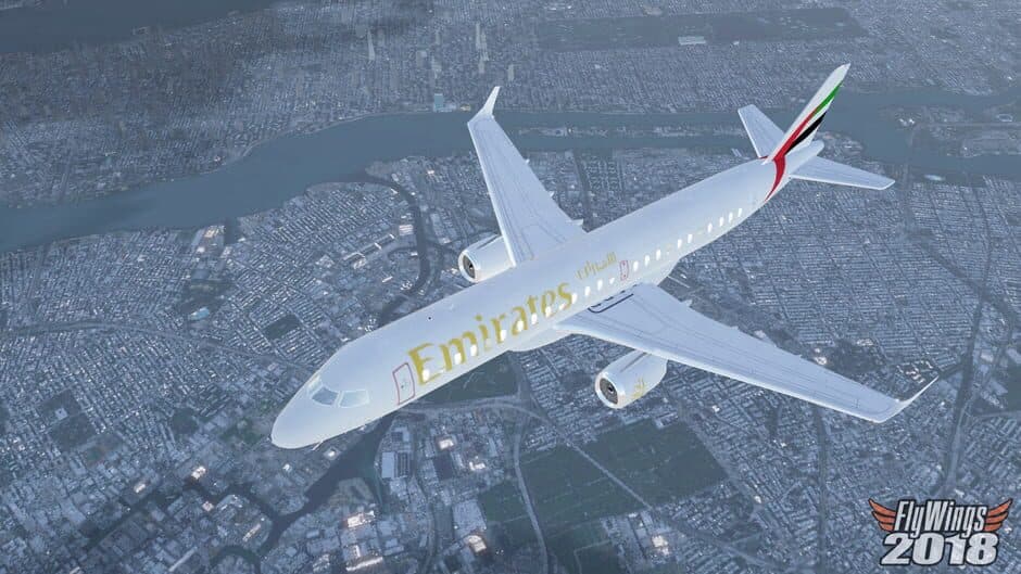 Скриншот 2 из FlyWings 2018 Flight Simulator: Embraer 190 Family