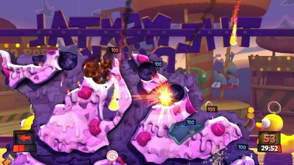 Скриншот 6 из Worms Revolution: Funfair Pack