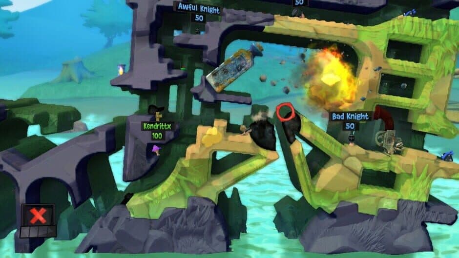 Скриншот 1 из Worms Revolution: Medieval Tales