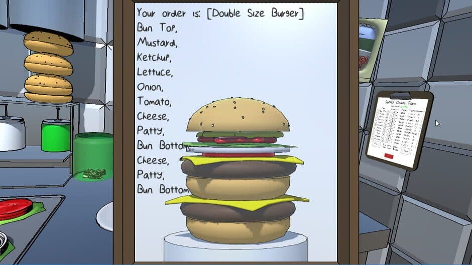 Скриншот 4 из The Blue Box: BurgerGame