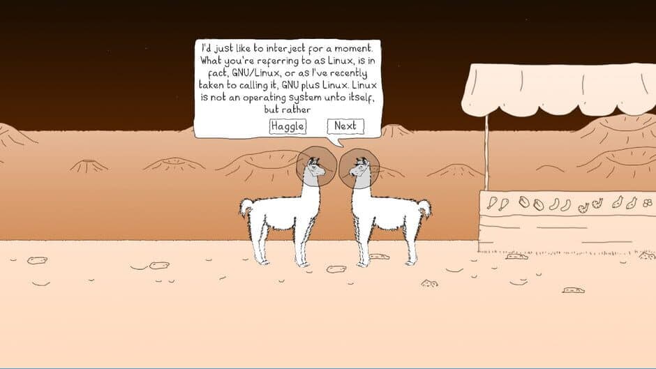 Скриншот 1 из The Blue Box: Llama Goes to Market