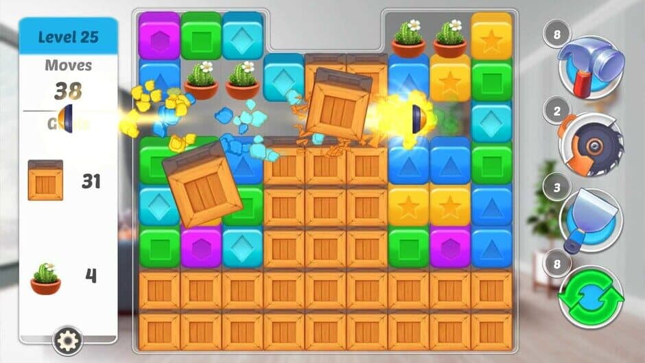 Скриншот 2 из Home Designer: Makeover Blast