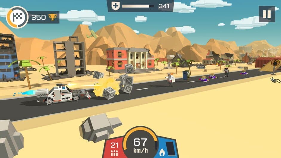 Скриншот 5 из Zombie Derby: Pixel Survival