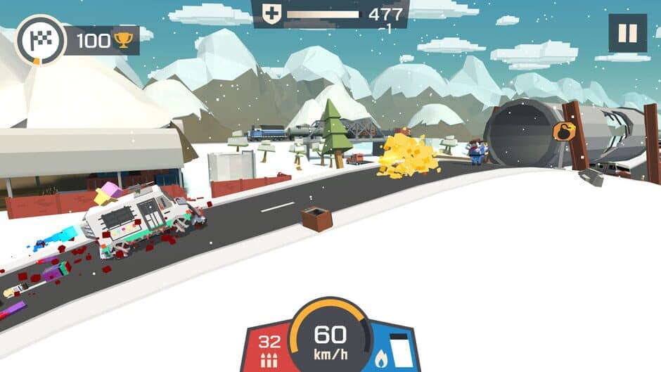Скриншот 4 из Zombie Derby: Pixel Survival