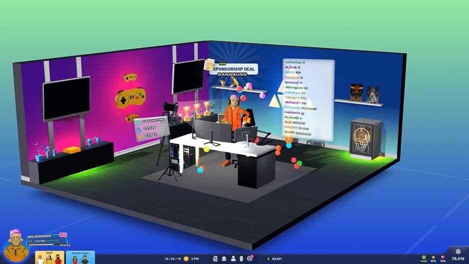Скриншот 1 из StreamGods: Streamer Tycoon
