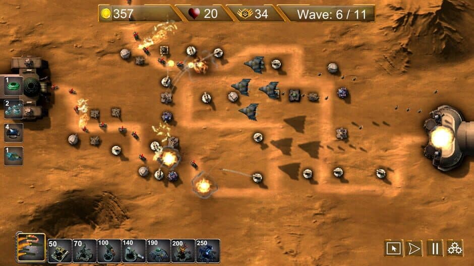 Скриншот 2 из Marswar TD