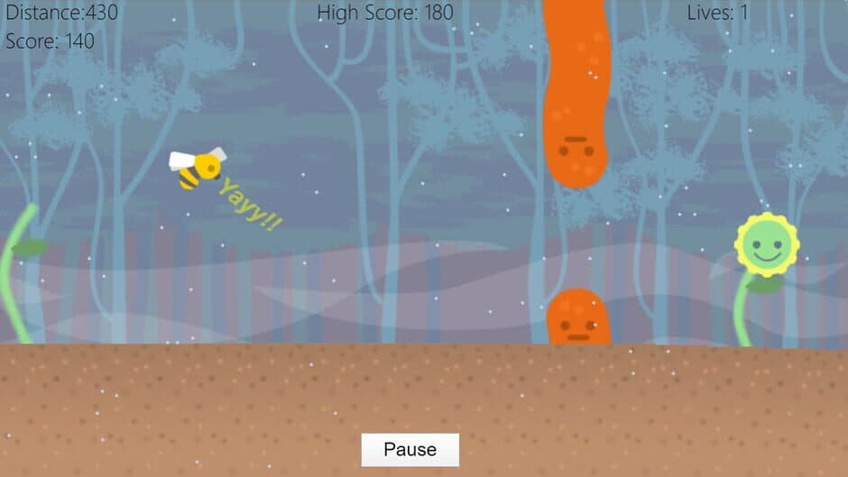 Скриншот 2 из Flappy Bee
