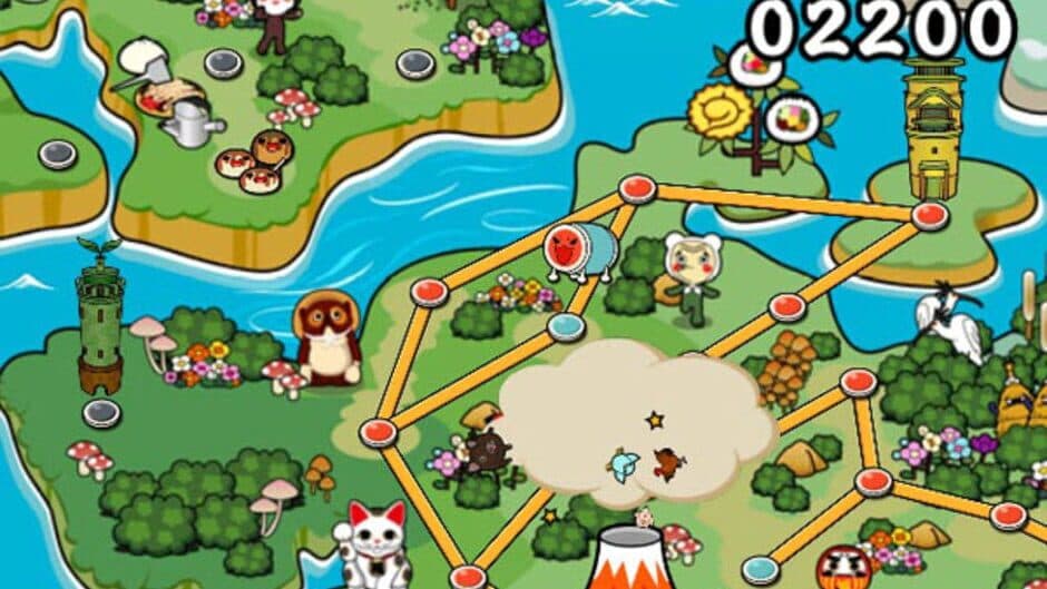 Скриншот 1 из Taiko no Tatsujin: Doka! to Oomori Nanadaime