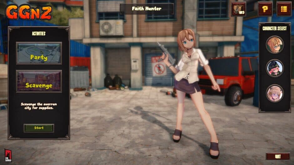 Скриншот 1 из Girls Guns and Zombies