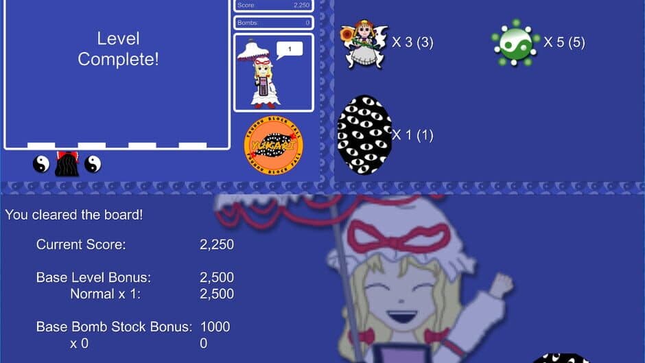 Скриншот 6 из Touhou Block Fall: Yukari