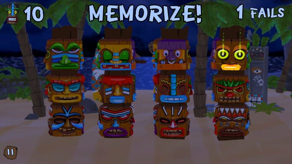 Скриншот 6 из Tiki Tiki: The Tropical Memory Game
