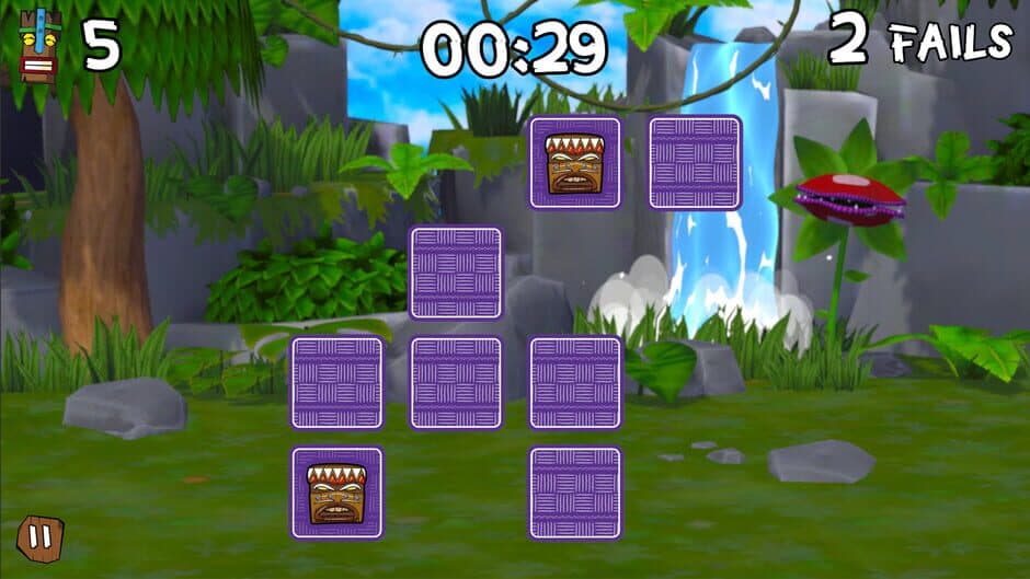 Скриншот 3 из Tiki Tiki: The Tropical Memory Game