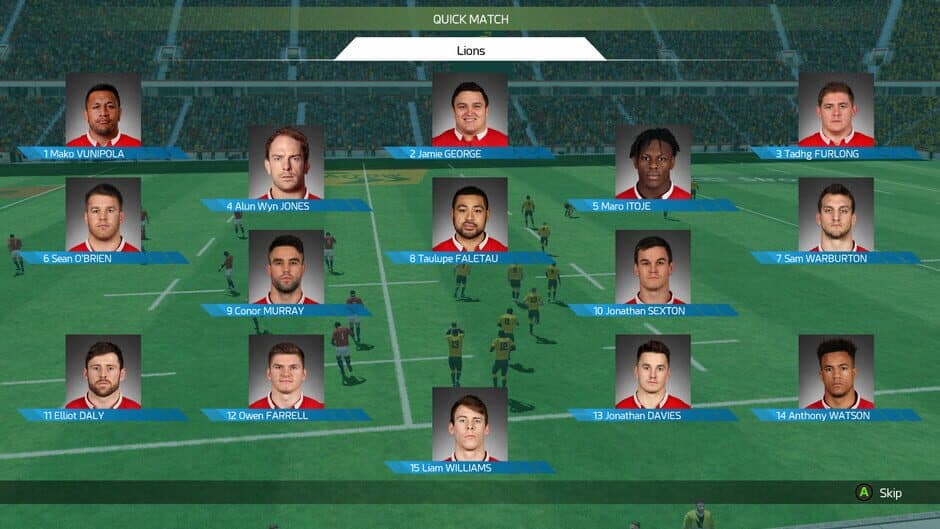 Скриншот 2 из Rugby 18: The British and Irish Lions 2017 Team