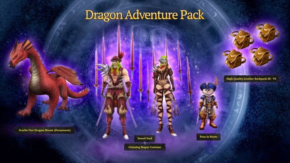 Скриншот 1 из Runes of Magic: Dragon Adventure Pack