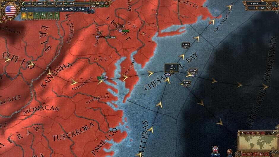 Скриншот 2 из Europa Universalis IV: American Dream