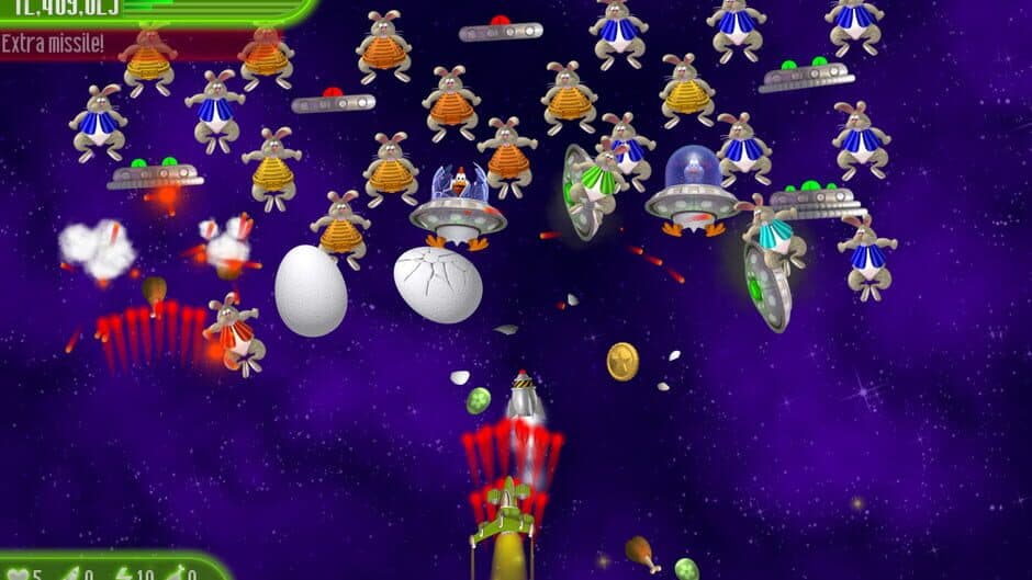 Скриншот 4 из Chicken Invaders 4: Easter Edition